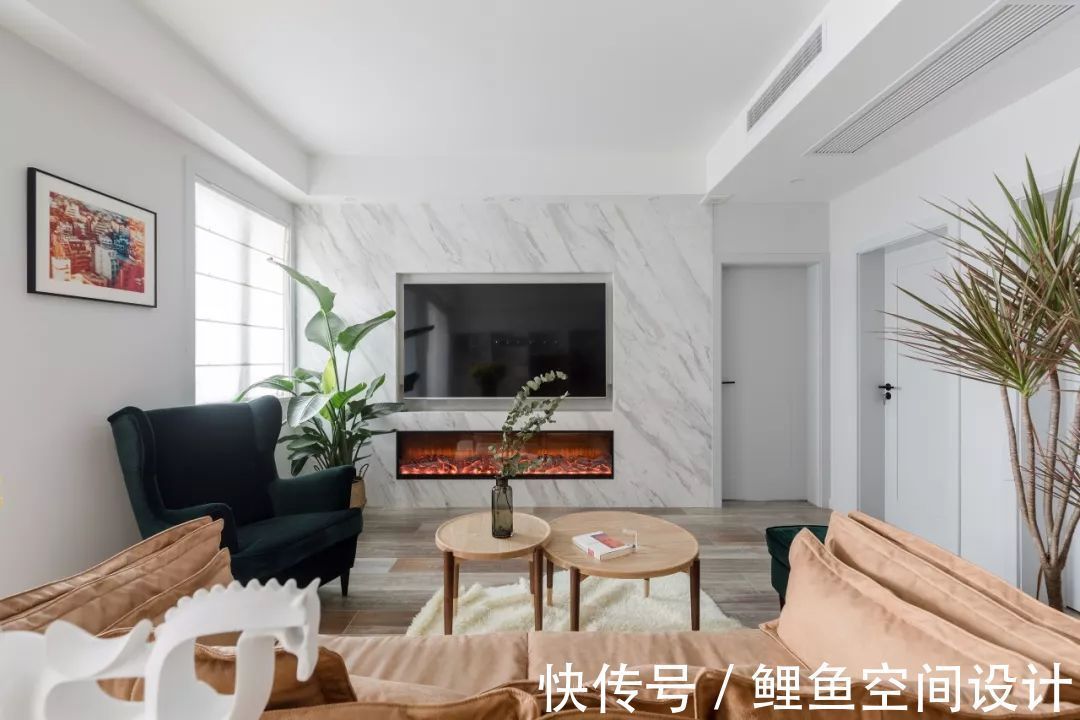 轻奢|108㎡现代轻奢,自然大方的木质空间