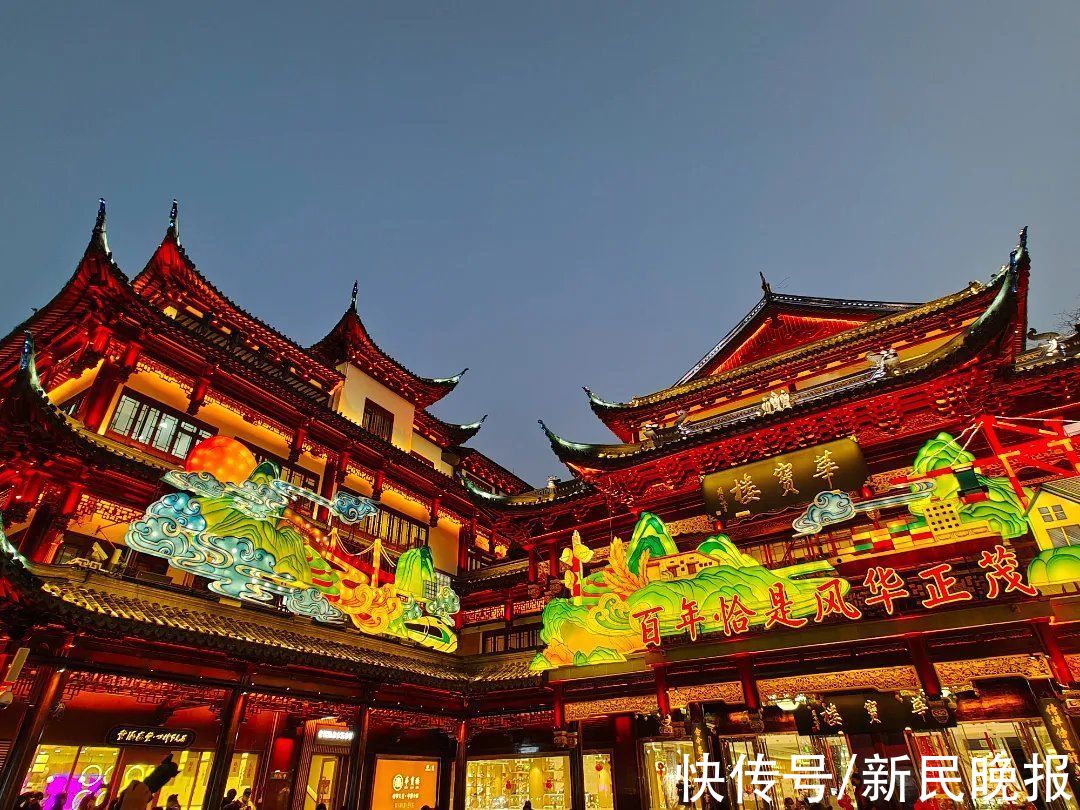 上海|亮灯了！上海最具年味的地方有多美？实拍图走一波