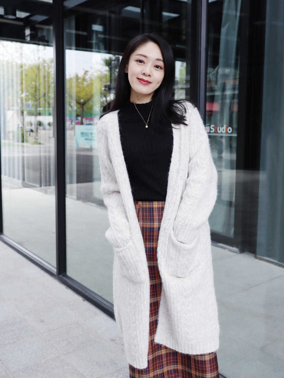 休闲裤|冬季的针织开衫,温柔文艺,驱散一冬寒气