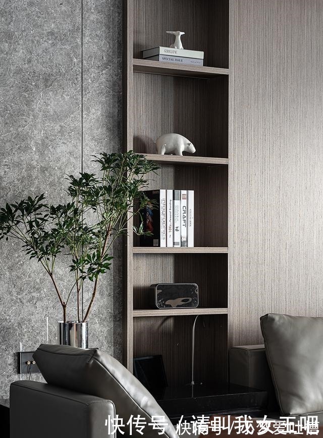 茶几处|180㎡大平层,现代简约+无主灯设计,客餐厅精致有格调!