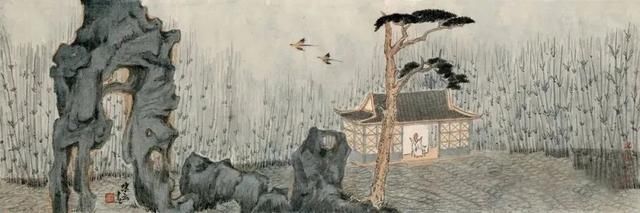 园林山水画@「津门网」清灵高雅|陈磊的园林山水画