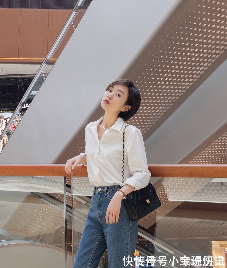 衬衫 初秋只需这3件单品就够了:针织衫、半身裙、衬衫,打造高级感