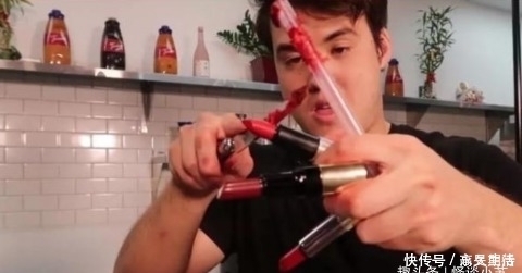 颜色|200支口红,混合起来是什么色号?网友:颜色也太美了吧