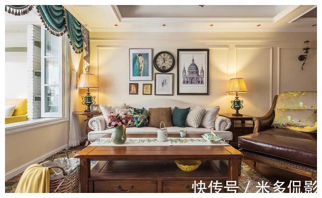 美式|118㎡，美式风，典雅大气的怀旧感，一进门就被吸引住！