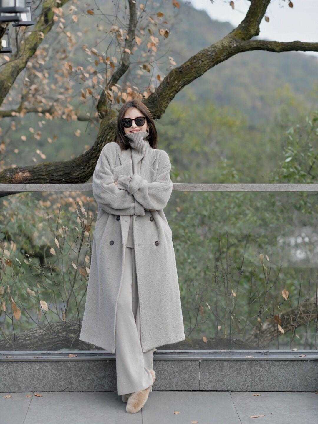 领口|见过世面的女人入冬都穿“毛呢大衣”,温柔保暖还有范儿,看看怎么搭吧!