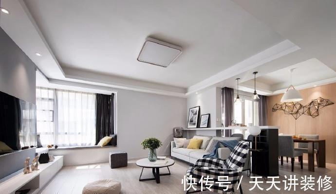 沙发|115平米三居室,全屋通透又敞亮,沙发不靠墙,邻居都争相效仿