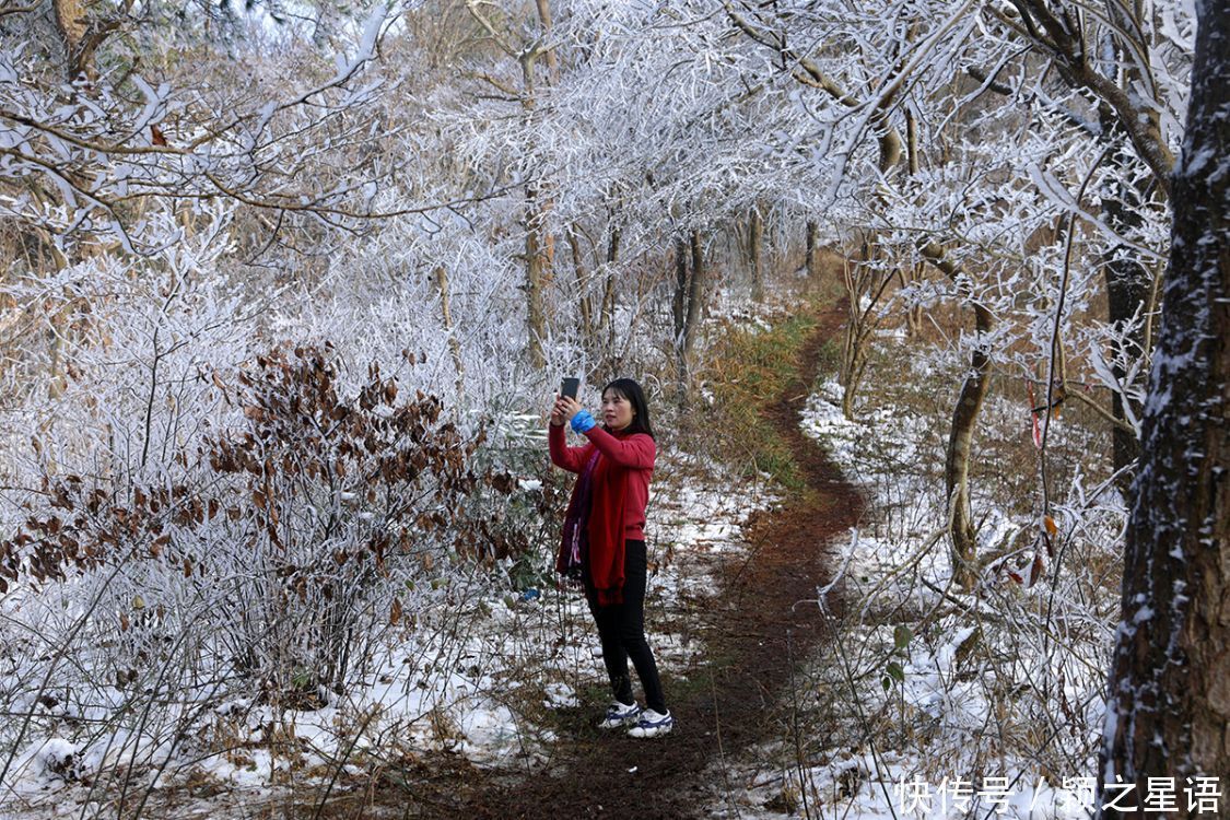 黄泥浆岗|宁波第二高峰，雪国风光，雾凇奇观