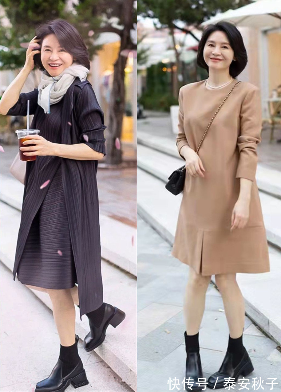 高级感 50岁+的中年女人:会用简约、雅致的穿搭,让自己变得更有高级感