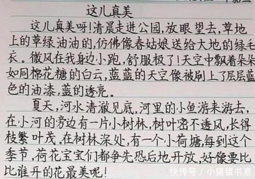 孩子|小学生“预习笔记”火了，字迹规范工整，网友别让我妈看见