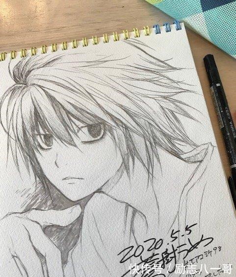苍树梅$大佬出手就是不一样，看看人家的素描作品，我想把本子都撕了