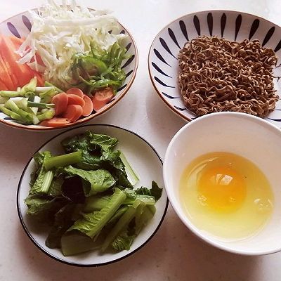 小葱|荞麦泡食面