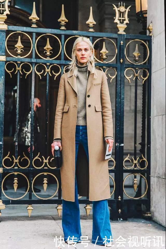 最近火了一种穿法“毛衣＋牛仔裤”，优雅又时尚，回头率十足