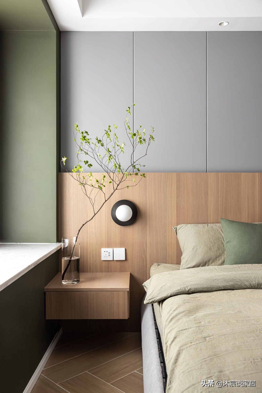 大理石|如果看腻了大白墙,又觉得大理石好冷,不妨用木饰面,让家更温馨