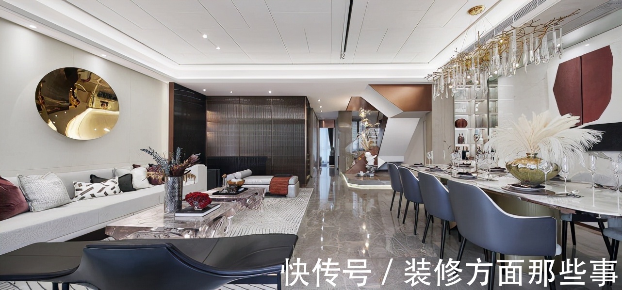 三居室|179平现代风三居室把空间打开,诠释空间的美