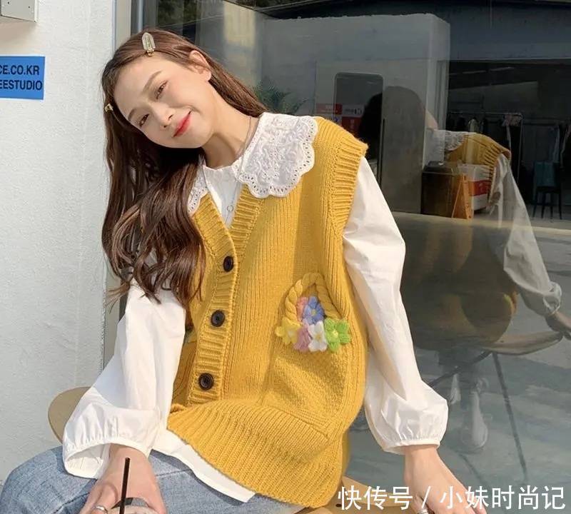 小马甲|超火马甲叠穿搭配,打造穿衣层次感,时尚又青春