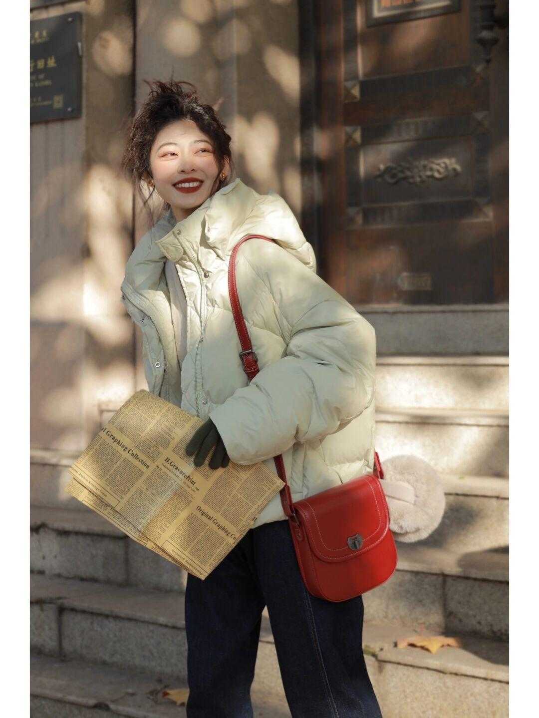 搭配|冬天的微胖女生穿搭模板,简约大方不做作,实用又很保暖