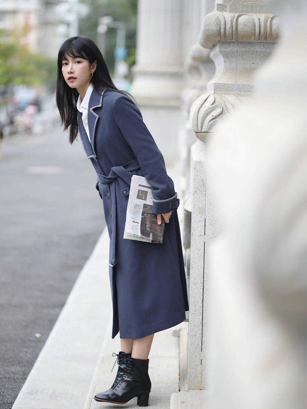膝盖|初冬的正确打开方式,大衣+靴子才是王炸组合,简直太保暖