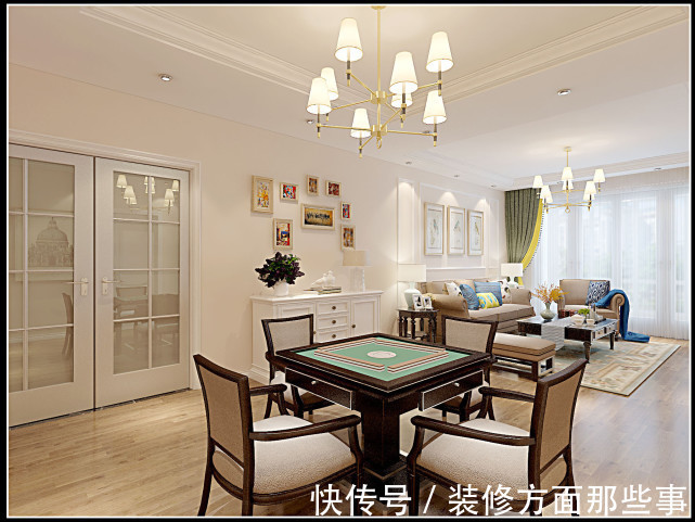 背景墙|100平现代风三居室,灰色的家私与墙面形成鲜明对比,层次分明