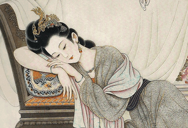 银月|金风游玉案,银月扶窗扇,铺笺织个相思串