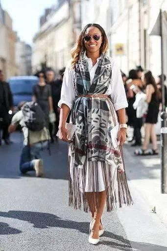 围巾围得好,大衣的潮范儿都可以提升一个level。