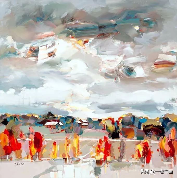 科特&他的绘画是光与色的交响乐,充满着前卫和时尚
