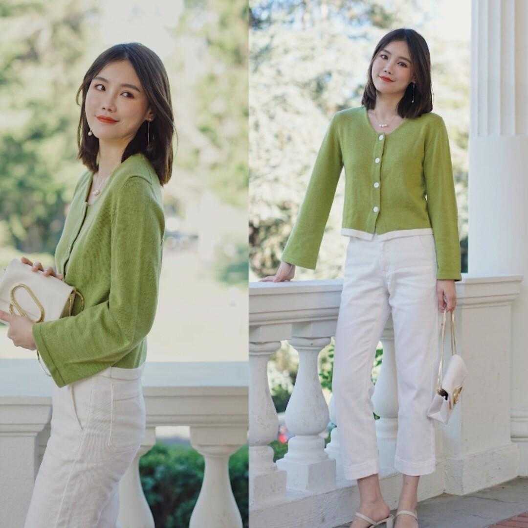 大地色|轻巧好看又高级,白裤子也是秋天的美,简直太高级了,出乎意料的美
