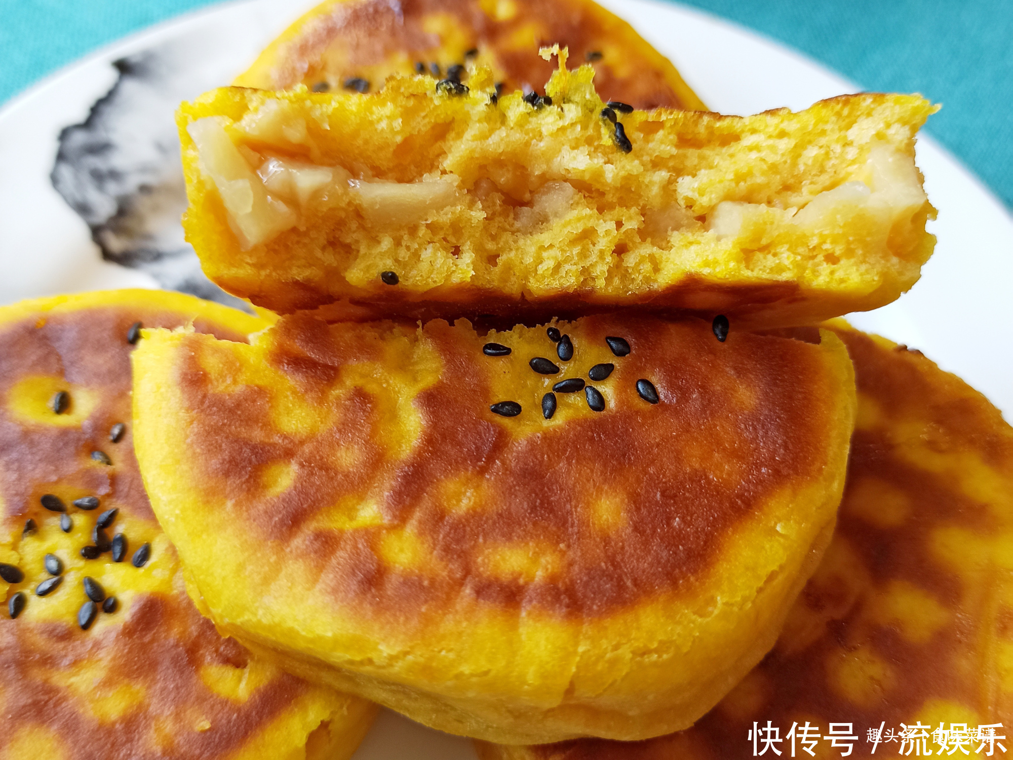 山药加南瓜的吃法火了,健脾养胃,外酥里软又解馋,比面包好吃