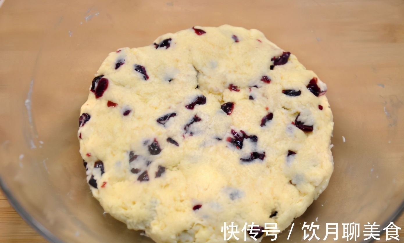 松软|免发酵零失败的蔓越莓司康,下午茶必备的小点心,酥香松软