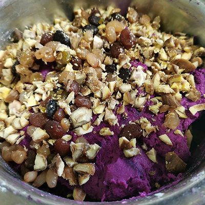 酸奶紫薯奶酪饼