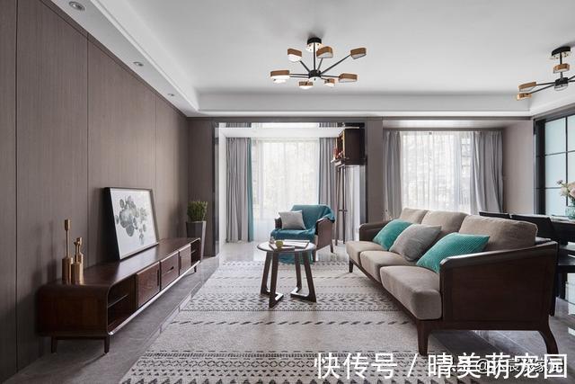 简约|越来越多人喜欢横厅，看完她家，发现不是一般的大气，简约又高级