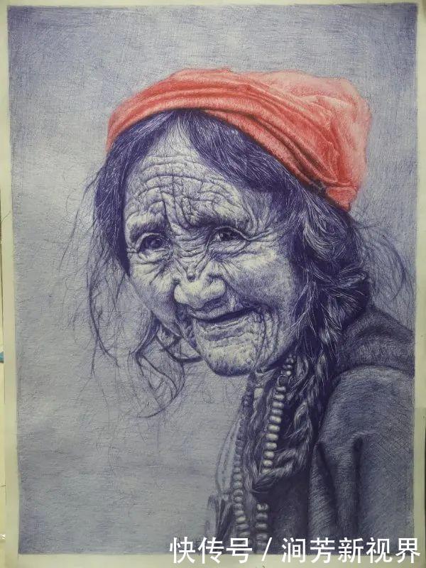 他16岁画圆珠笔画成名,如今改画油画,大家表示无法欣赏