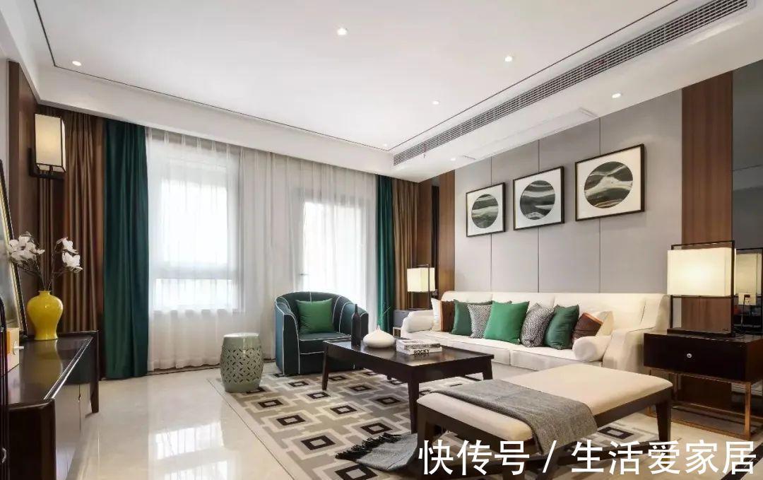 装修|黄石装修｜三室两厅中式装修设计，清雅含蓄的传统与现代结合