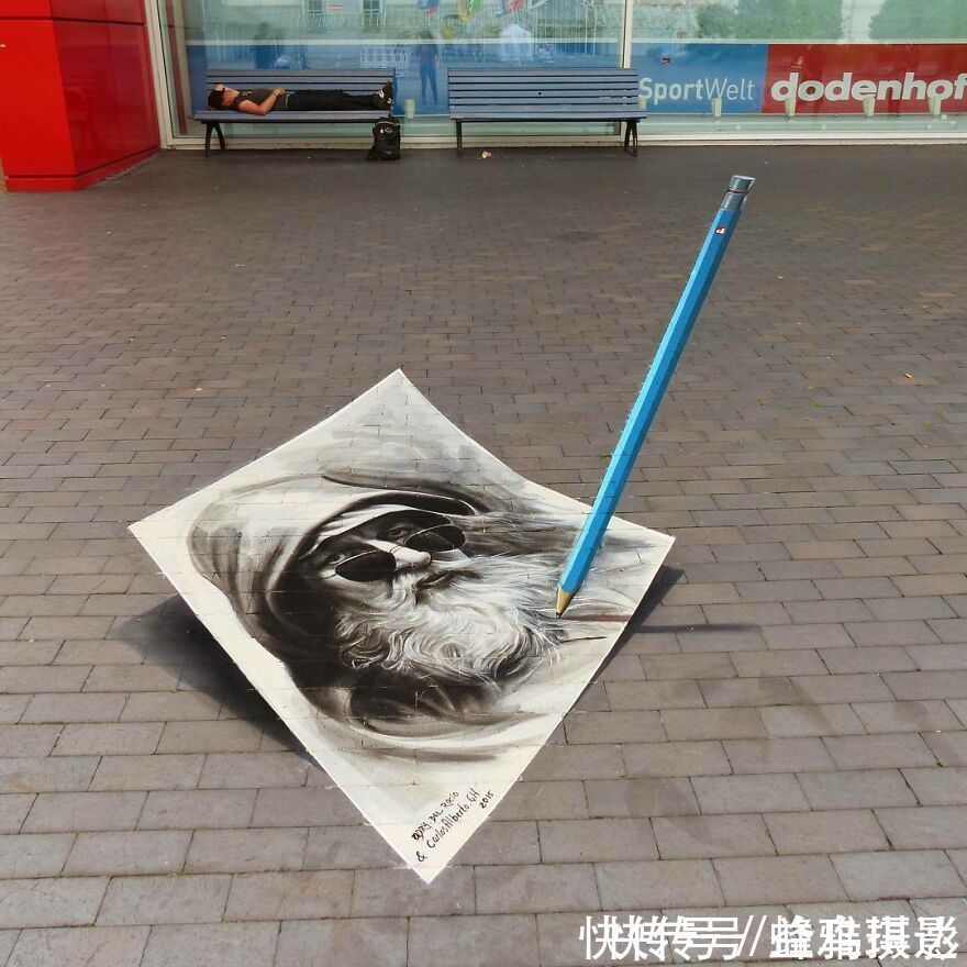 街头艺术|墨西哥版“神笔马良”!考古学家变3D画家,这些街头涂鸦帅爆了