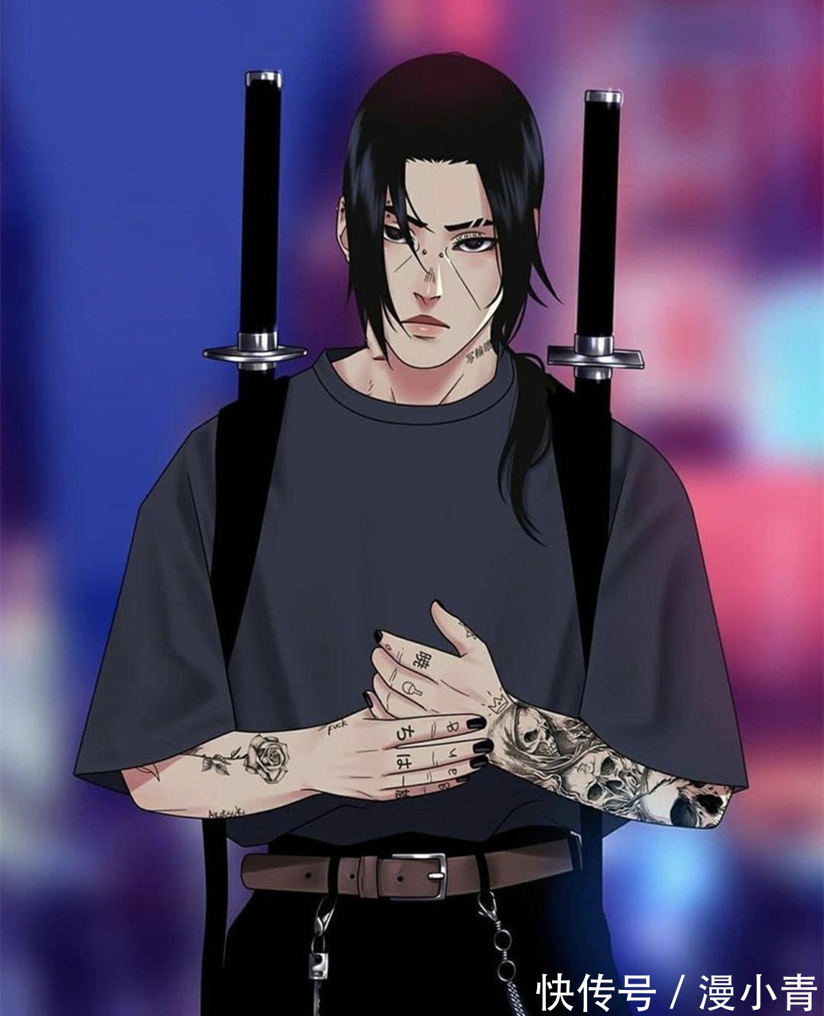 亚洲人|火影忍者换成美漫画风,日漫很多人物长着美漫脸,是为了开拓市场