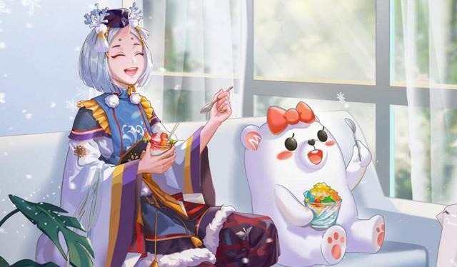 小小年纪|阴阳师：蟹姬的照片被拿到海鲜市场做广告，小小年纪就开始打工了