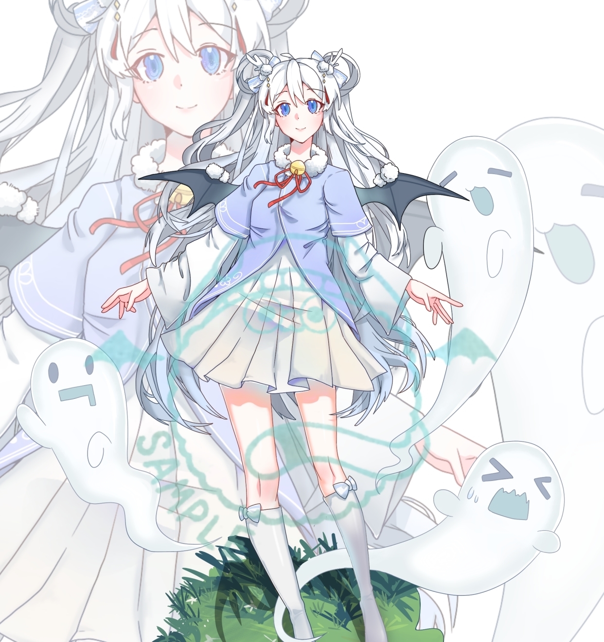 约稿|立绘人设约稿动漫头像定制手绘设计情侣头像可爱卡通二次元插画