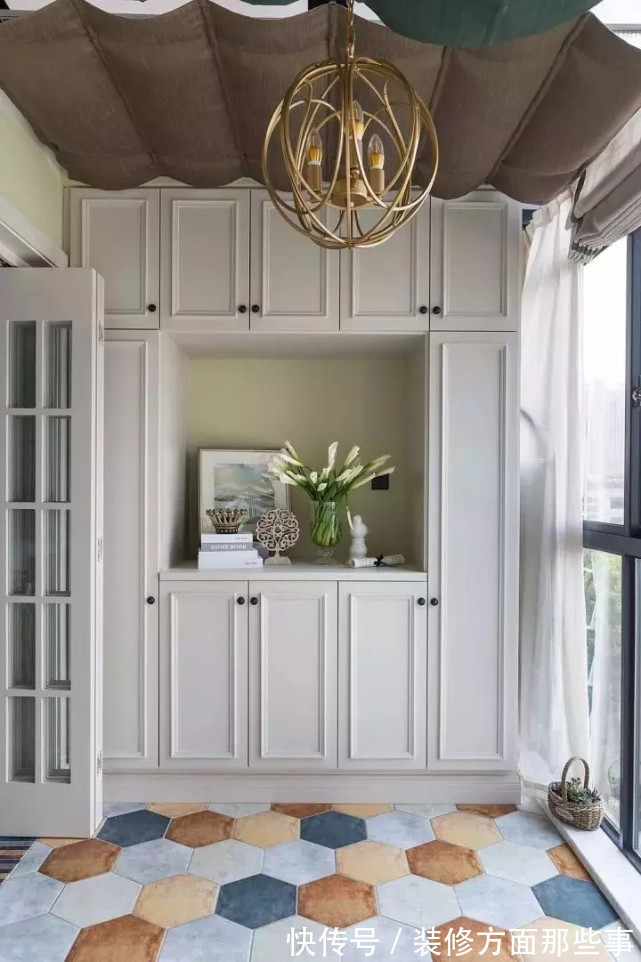 三居室|128平米混搭风三居室,生活处处有明媚安稳家居