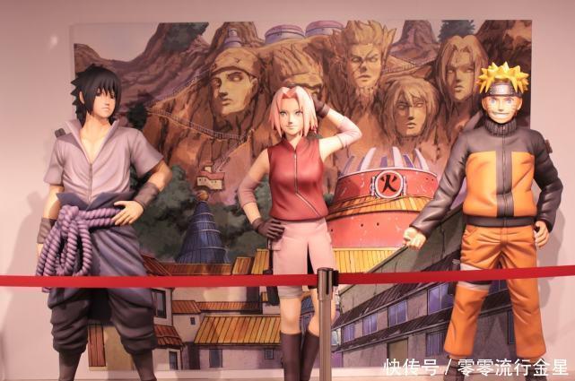 亮点|火影忍者展览馆第七班造型还原度高,3D九喇嘛形象成亮点!