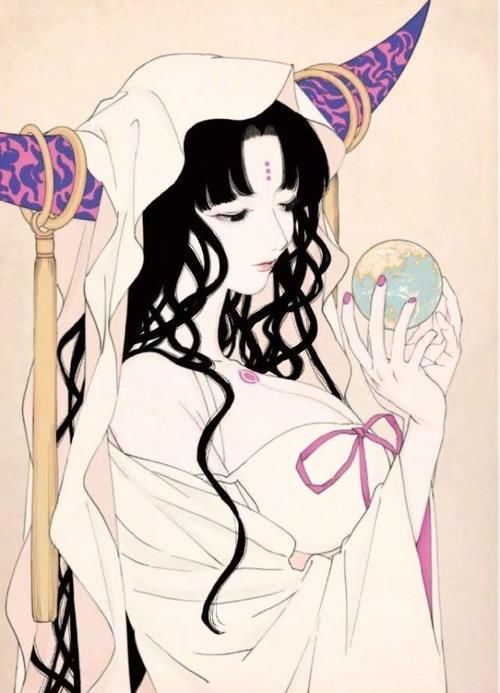 白雪公主|当二次元遇上浮世绘,艾莎成了画中人,白雪公主太美了快来认领