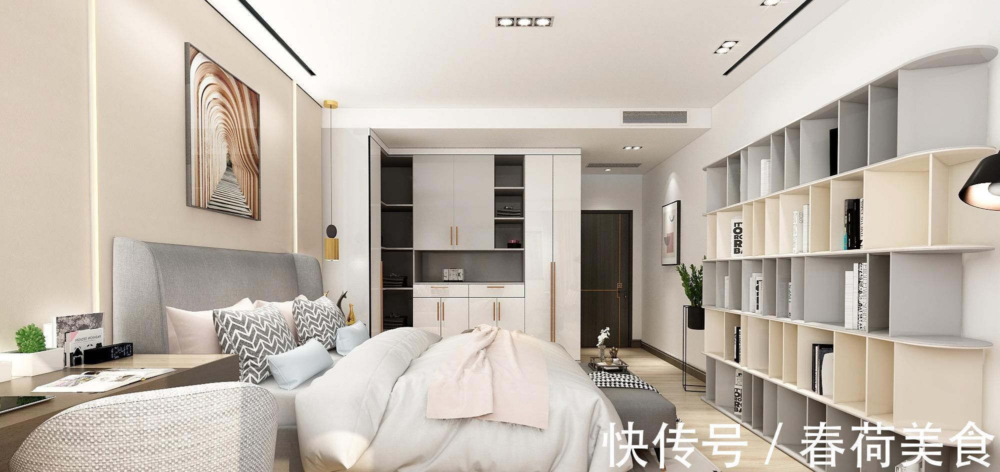 质感|136m2现代三居室,质感大气超治愈,令人心动的家