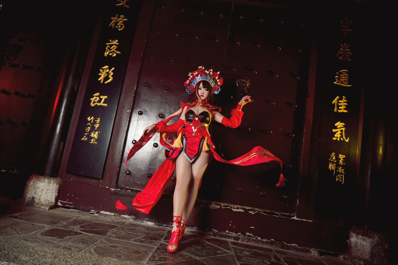 荣耀|王者荣耀 虞姬霸王别姬cosplay，妾随大王，生死无悔