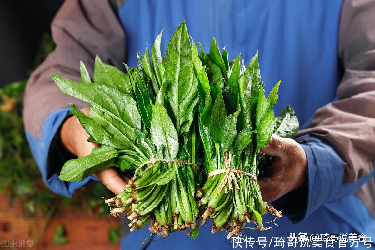 买菠菜时，要分清“圆叶”和“尖叶”，区别挺大，买错涩口不甜爽