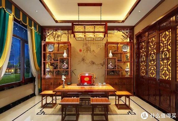 主卧|这才是传统中式风，275㎡红木风新家，入户的第一眼，我被迷住了