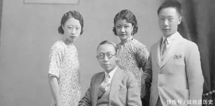 格格|老照片:溥仪妹妹身穿旗袍,大清格格气质出众,端庄优雅又漂亮