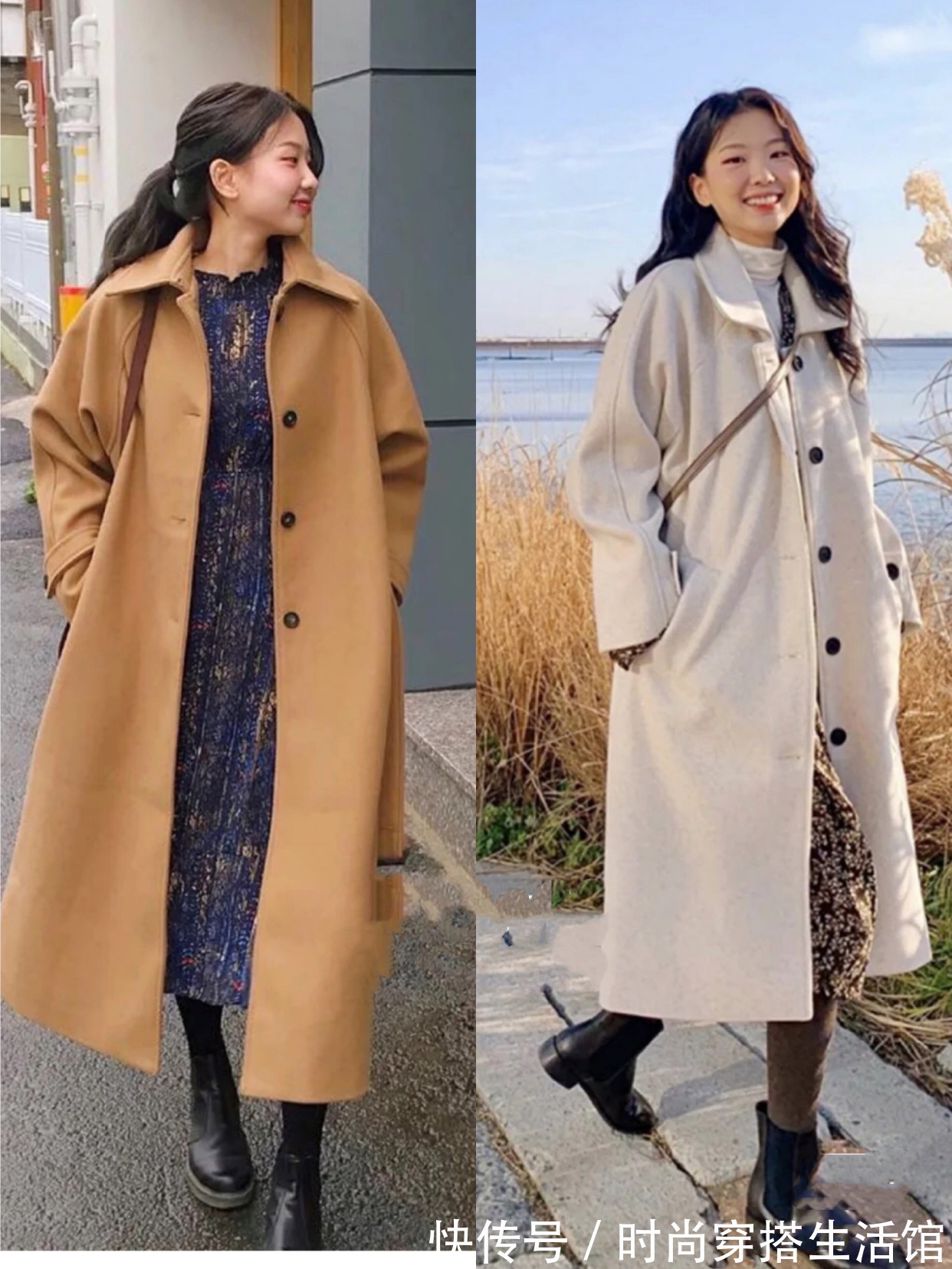 饱和度|被这个韩国小姐姐圈粉了,这样穿大衣时髦又好看,你买了吗?