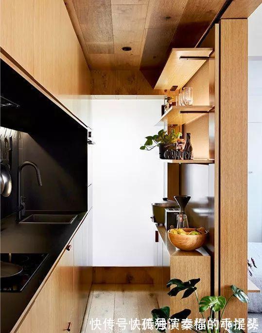 柜门|35㎡迷你小宅,定制柜解决全屋收纳,还有隐形餐桌!