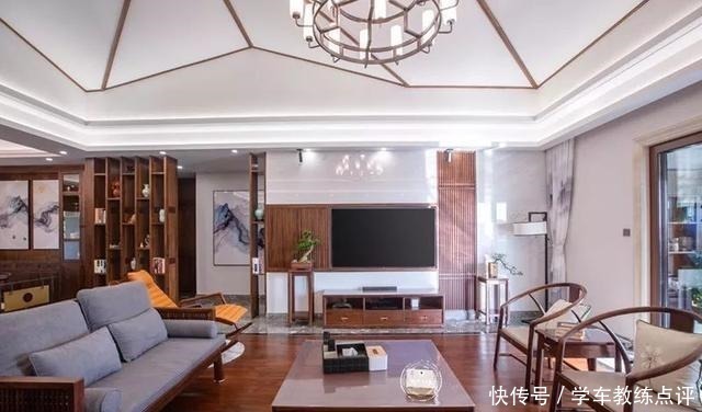 现代|新中式客厅电视墙，儒雅端庄，华丽大方！新中式客厅电视墙，儒雅端庄，华丽大方！