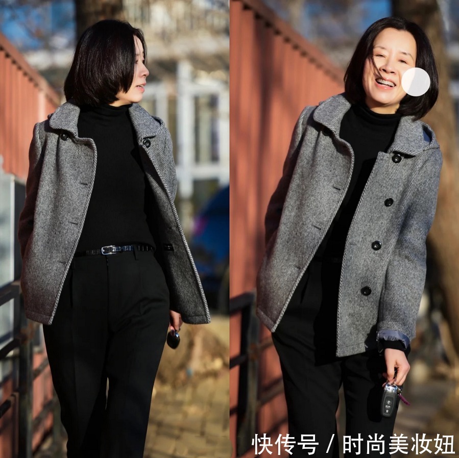 冬季 见过世面的50岁女人,冬季穿衣不做作,简约优雅才是关键