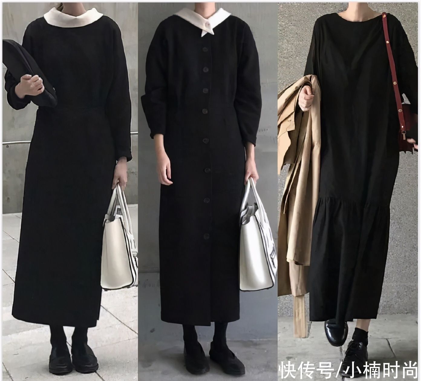  日常|素色也是营造高级感的一种方式，21套秋冬日常素色造型搭配推荐