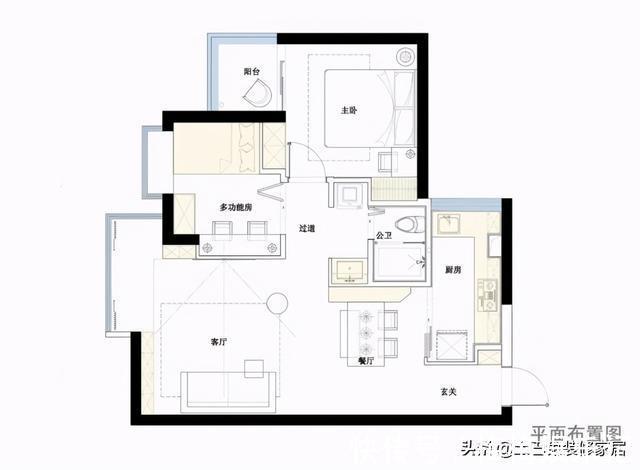 茶几|客厅没有茶几,空间却瞬间高级?看看她74㎡的家是怎么做的